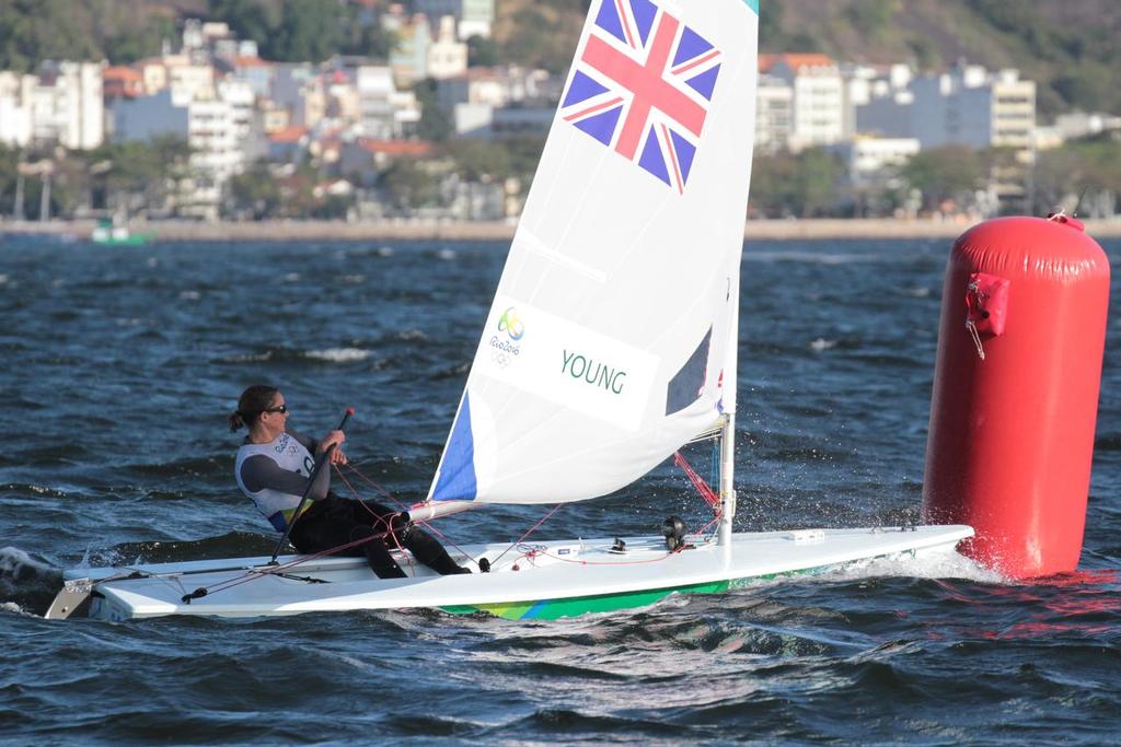 Day 6 - Laser Radial August 13, 2016. Final Qualifier - Alison Young GBR © Richard Gladwell www.photosport.co.nz